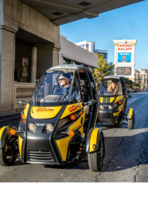1 HR Downtown Las Vegas Tour in a Talking GoCar